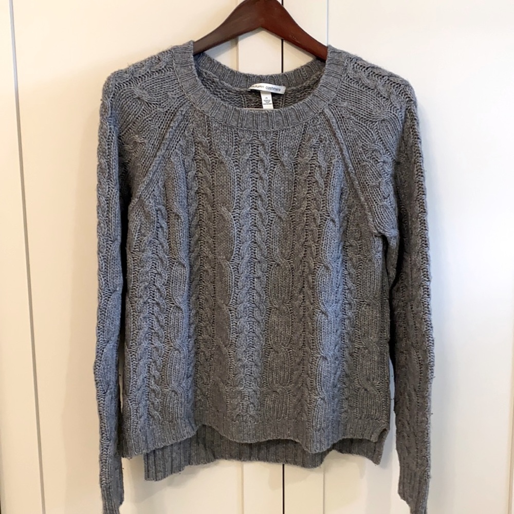 Autumn Cashmere cable knit sweater